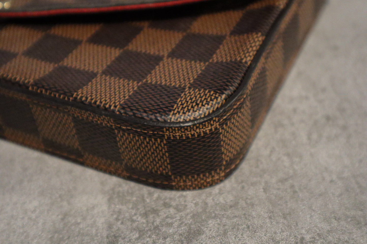 Vintage Louis Vuitton Pochette Félicie - Damier Ebene