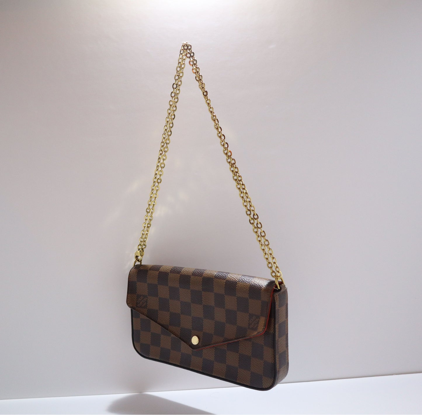 Vintage Louis Vuitton Pochette Félicie - Damier Ebene