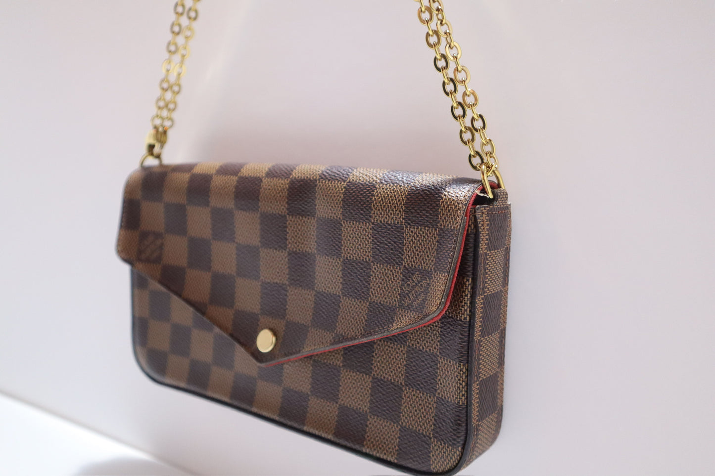 Vintage Louis Vuitton Pochette Félicie - Damier Ebene